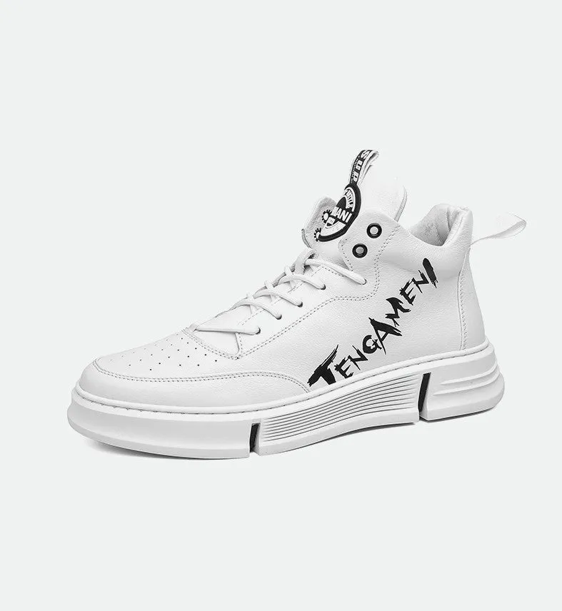 FAMAN CHUNKY SOLE TRAINERS WITH LETTERS PRINT