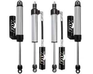 Fox 2.5 Factory Series Internal Bypass Shocks Set for 2007-2018 Jeep Wrangler JK 4WD RWD w/2.5-4" lift