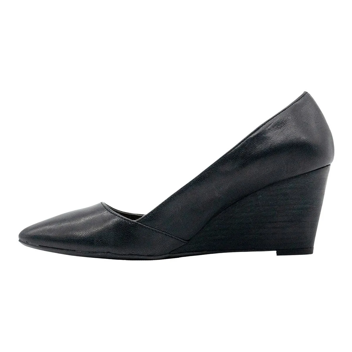 Franco Sarto Frankie Wedge Shoes Leather Black Colour For Women