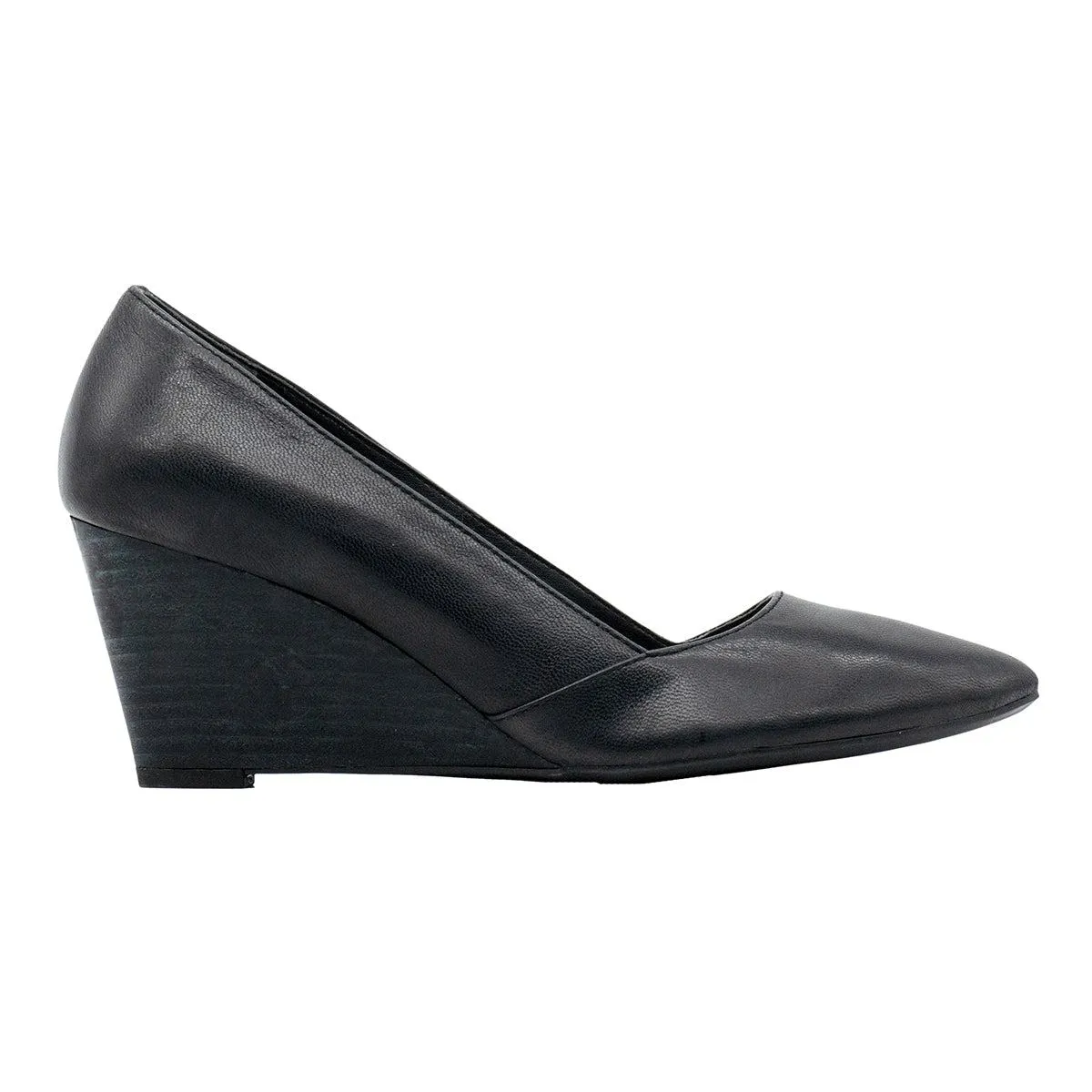 Franco Sarto Frankie Wedge Shoes Leather Black Colour For Women