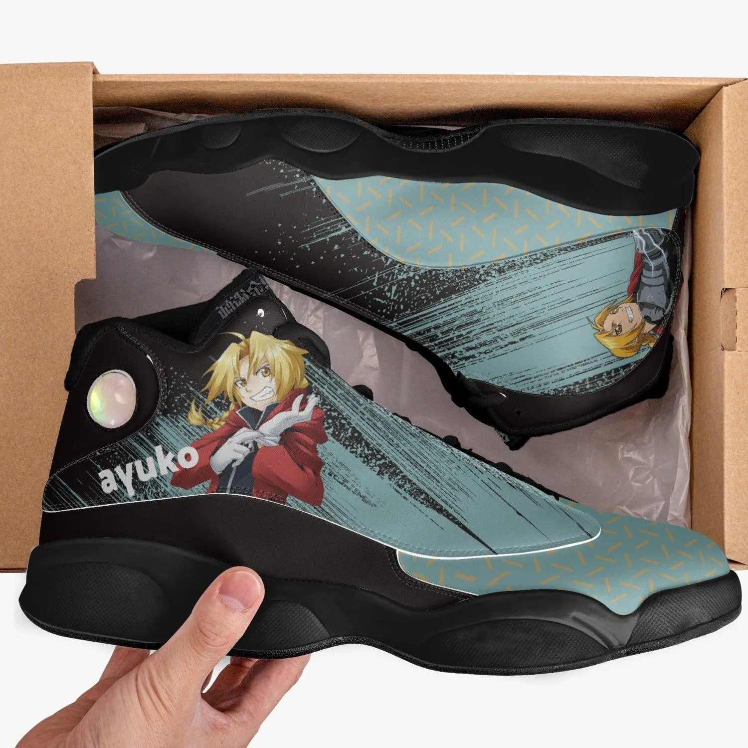Fullmetal Alchemist Edward JD13 Anime Shoes