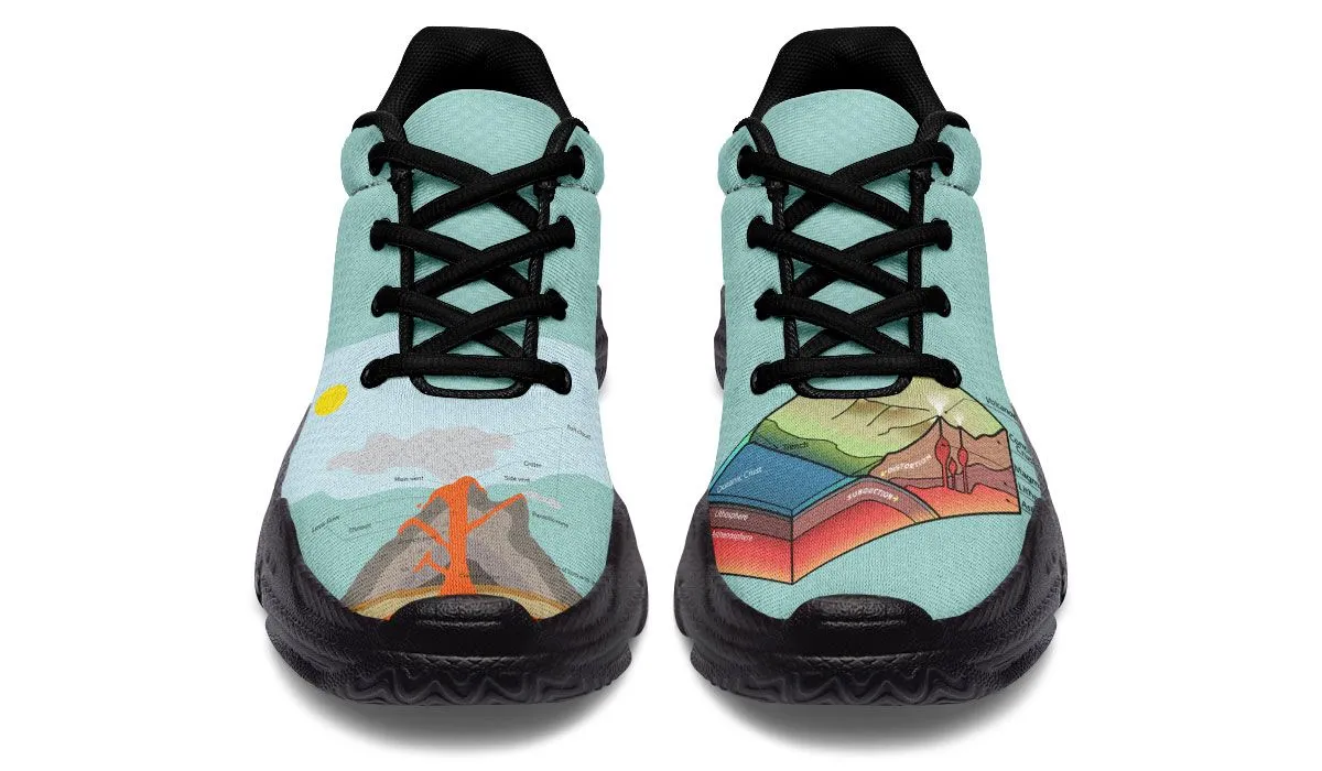 Geology Diagram Chunky Sneakers