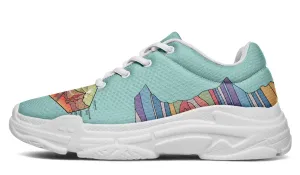 Geology Diagram Chunky Sneakers