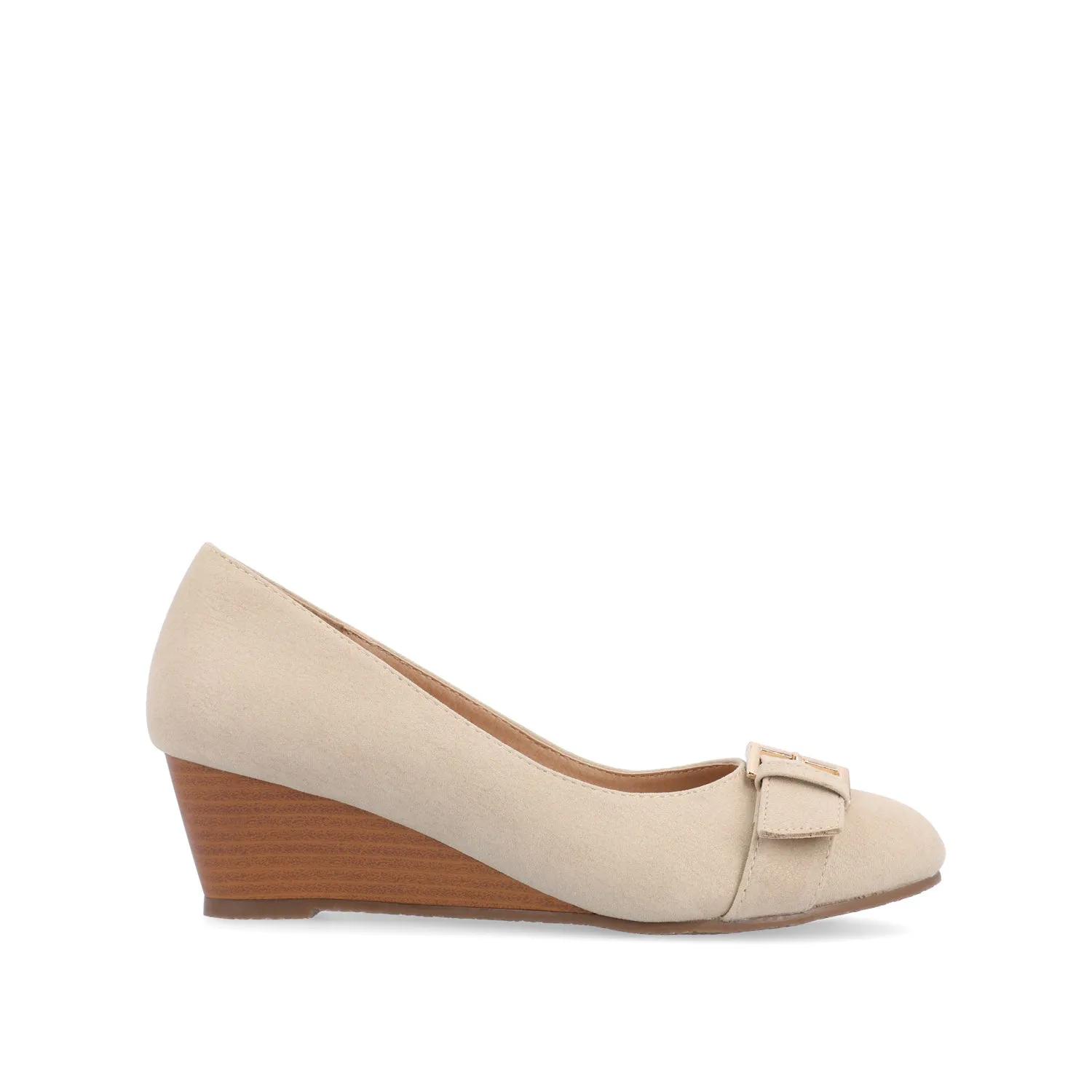GRAYSN WEDGE HEELS IN FAUX LEATHER