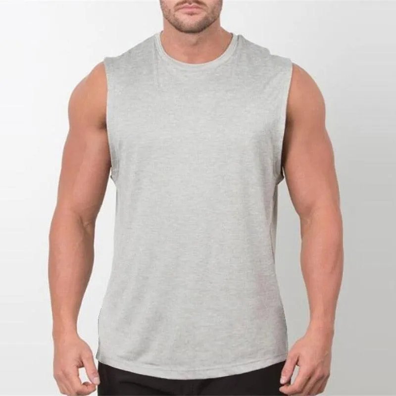 Great Brand New Plain Tank Top -Men Bodybuilding singlet Gyms - Stringer Sleeveless Shirt Blank Fitness Clothing (TM7)(1U101)(1U100)