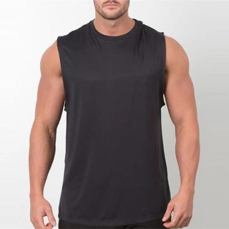 Great Brand New Plain Tank Top -Men Bodybuilding singlet Gyms - Stringer Sleeveless Shirt Blank Fitness Clothing (TM7)(1U101)(1U100)