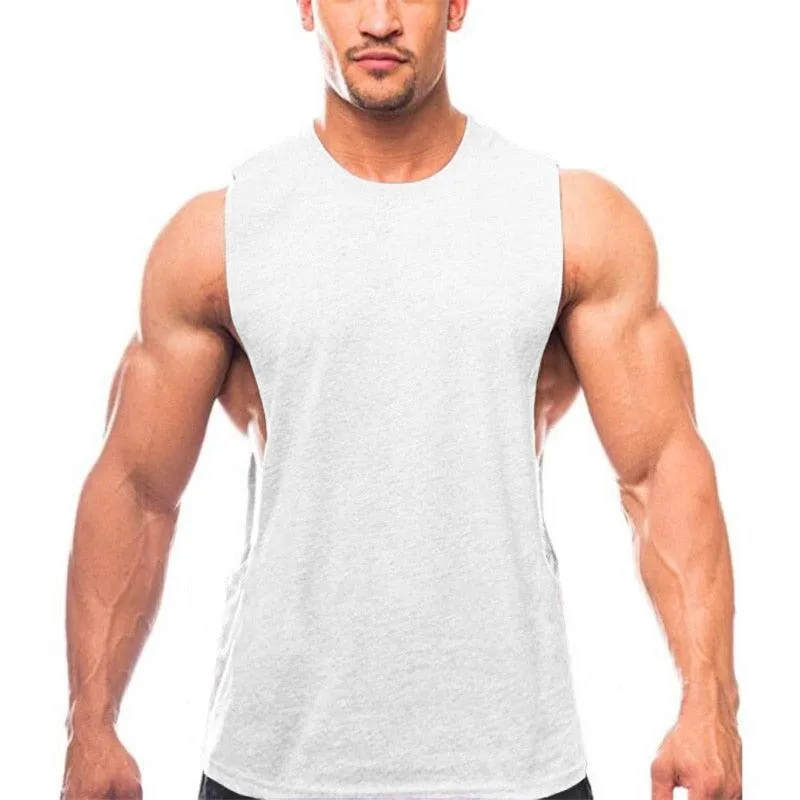 Great Brand New Plain Tank Top -Men Bodybuilding singlet Gyms - Stringer Sleeveless Shirt Blank Fitness Clothing (TM7)(1U101)(1U100)