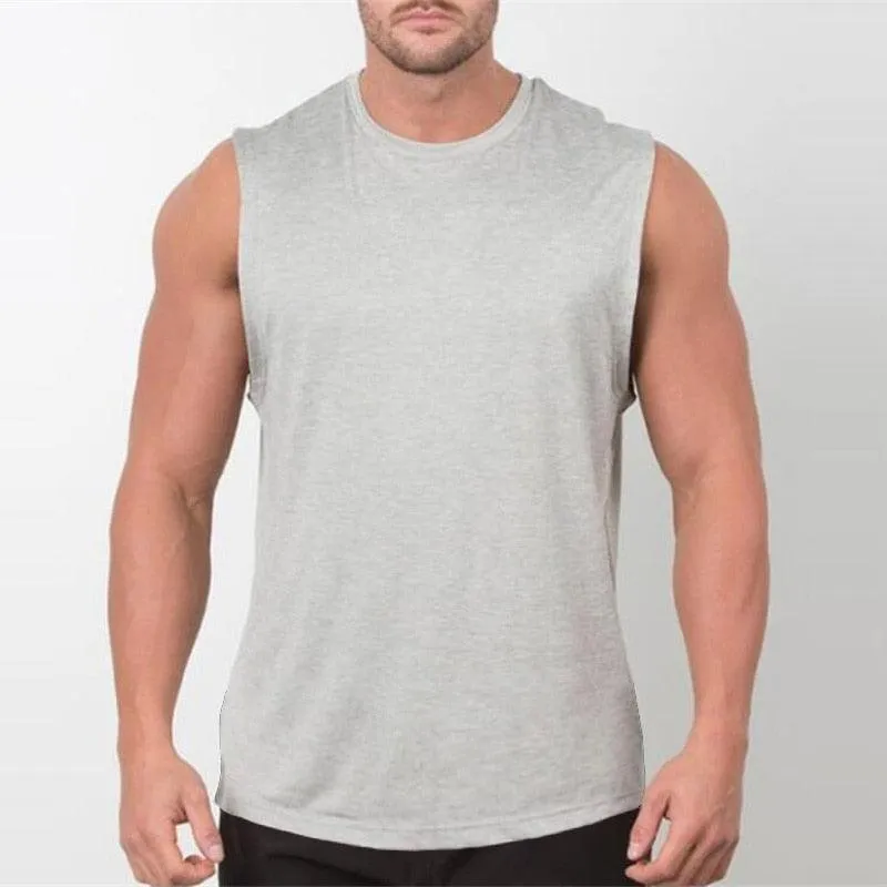 Great Brand New Plain Tank Top -Men Bodybuilding singlet Gyms - Stringer Sleeveless Shirt Blank Fitness Clothing (TM7)(1U101)(1U100)