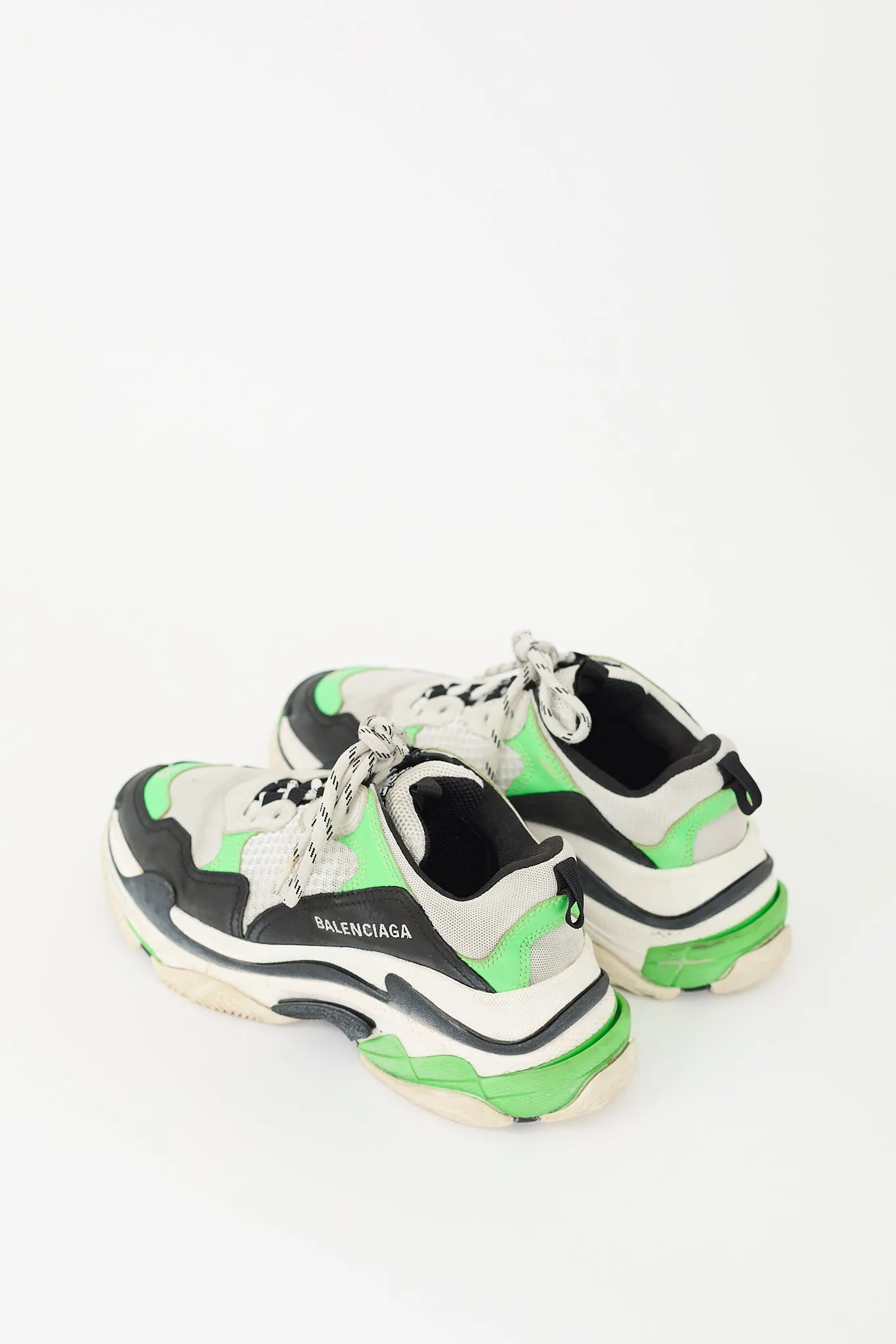 Green & Multi Triple S Sneaker