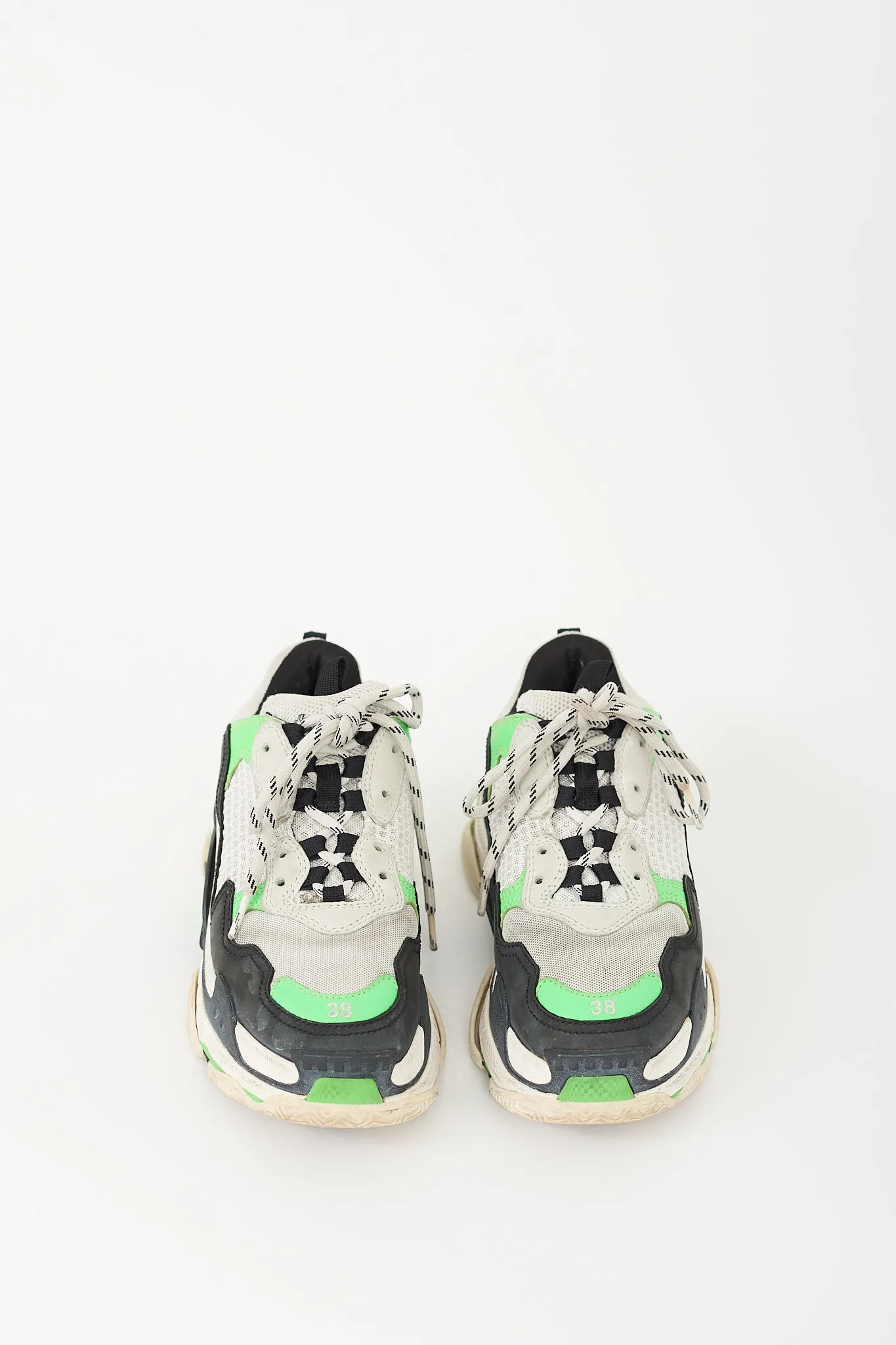 Green & Multi Triple S Sneaker