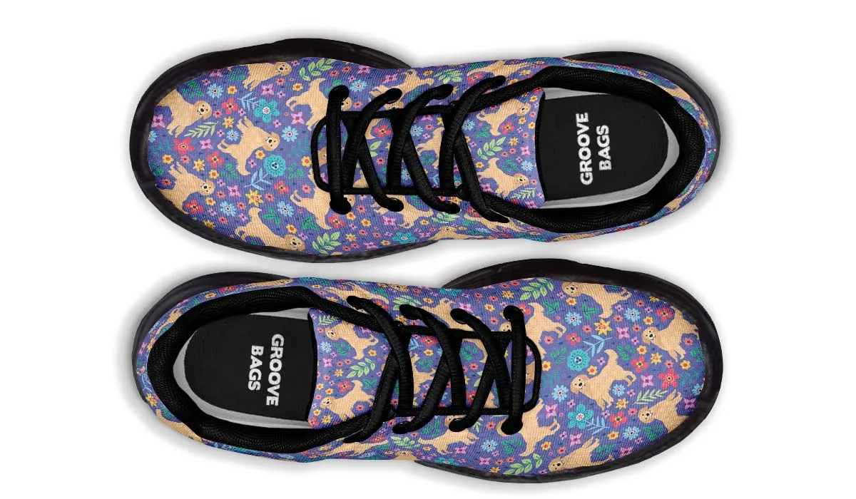 Groovy Golden Retriever Chunky Sneakers