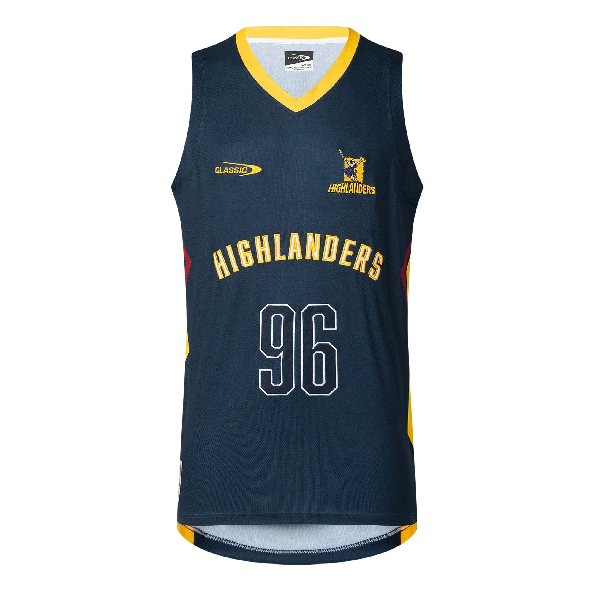 Highlanders Basketball Singlet