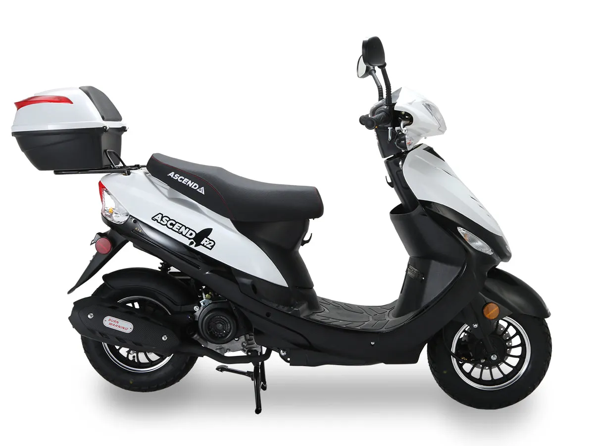 Ice Bear Ascend PMZ50-4, 50cc Fully Automatic, LED head Lights and Trunk included. CA legal