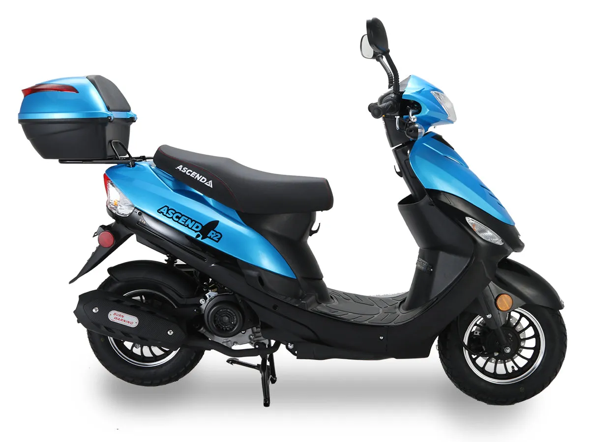 Ice Bear Ascend PMZ50-4, 50cc Fully Automatic, LED head Lights and Trunk included. CA legal