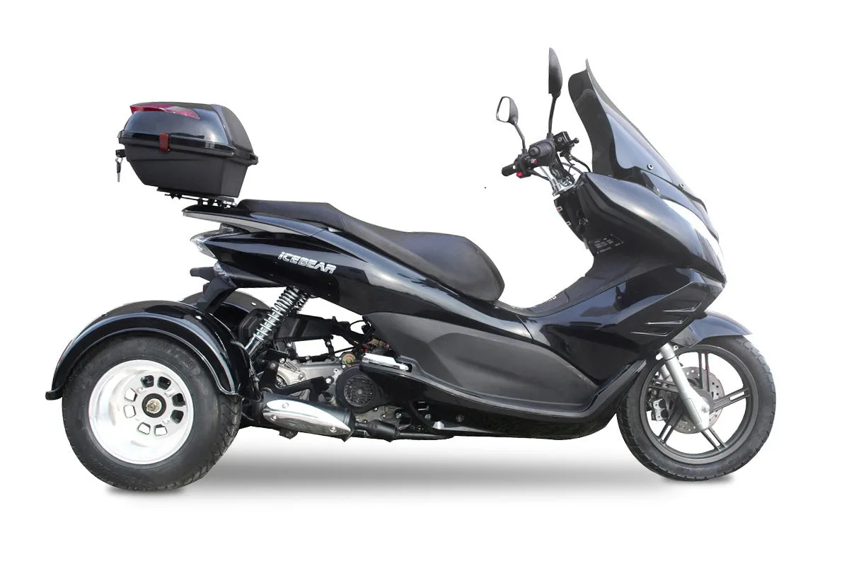 Icebear Q6 50cc Trike/Scooter - Deluxe Upgraded Model PST50-17. CA Legal