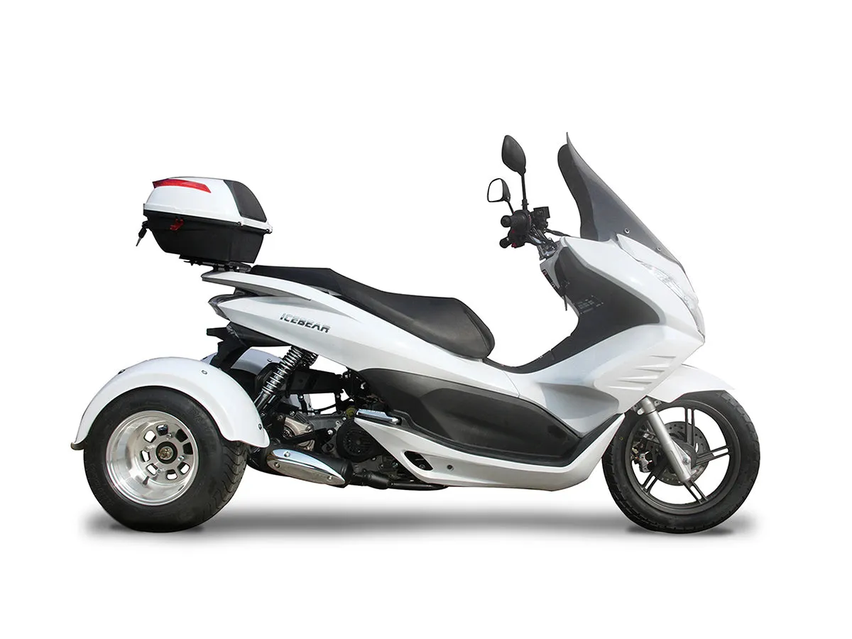 Icebear Q6 50cc Trike/Scooter - Deluxe Upgraded Model PST50-17. CA Legal