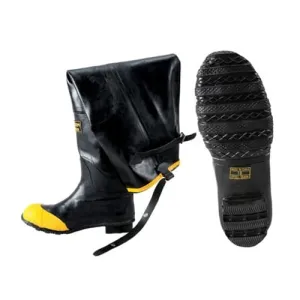 Johnson Wilshire HIP.STL-7 Black Rubber Hip Boots, Size 7 (B78)