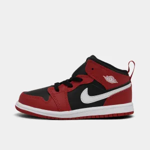 Jordan 1 Mid TD Black / White - Gym Red