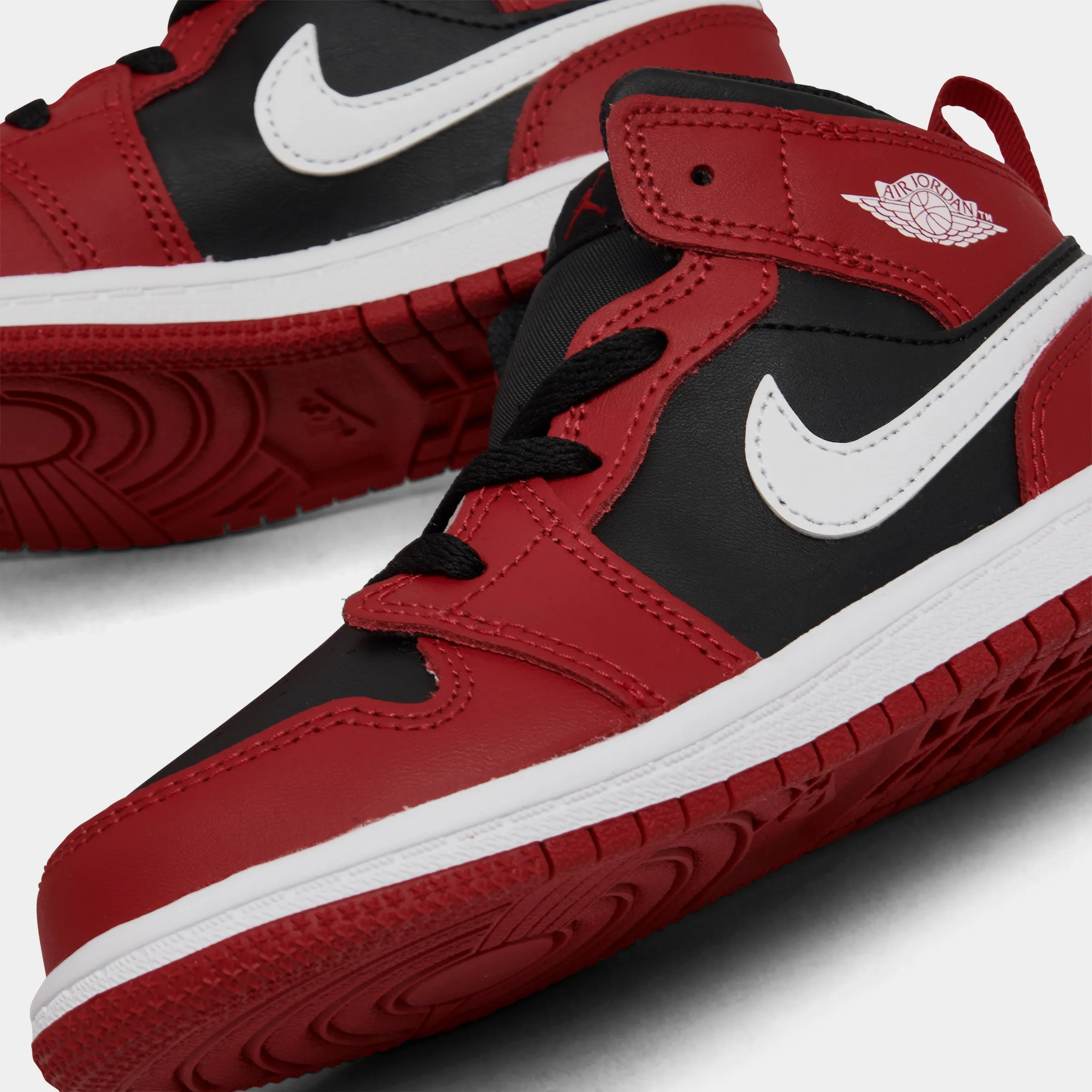 Jordan 1 Mid TD Black / White - Gym Red