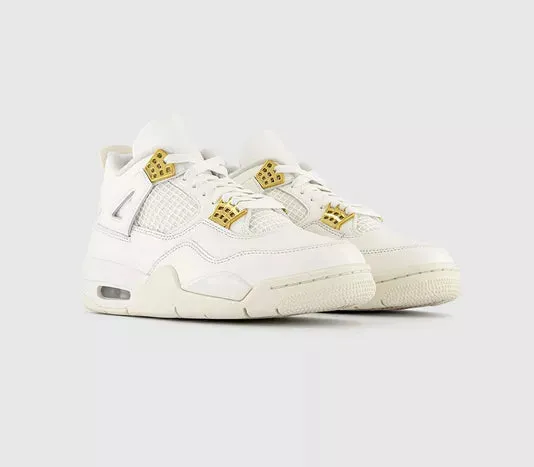JORDAN 4 RETRO METALLIC GOLD (W)