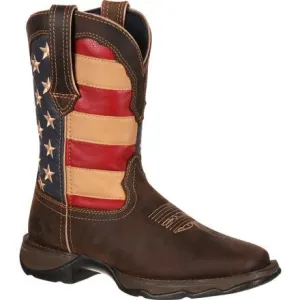 LADY REBEL BY DURANGO PATRIOTIC PULL-ON WESTERN FLAG BOOT