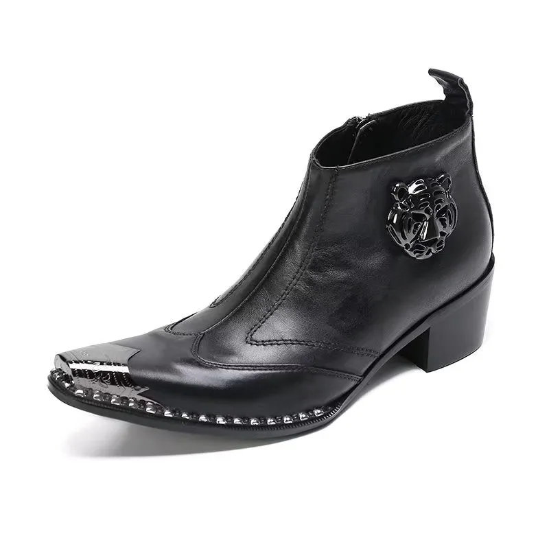 LuxePoint Leather Chic Dress Boots