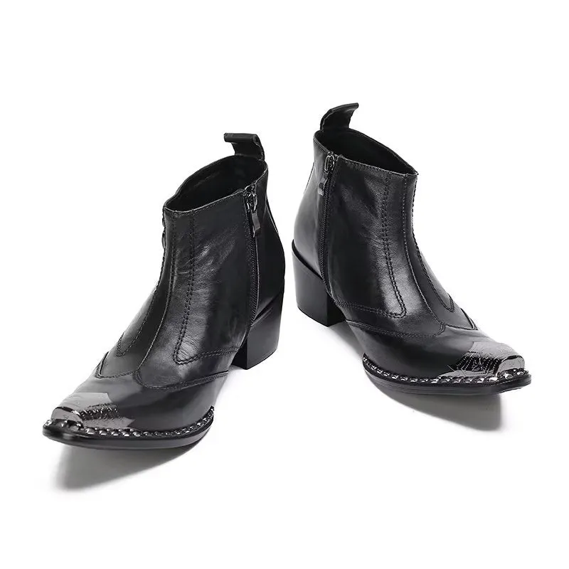 LuxePoint Leather Chic Dress Boots
