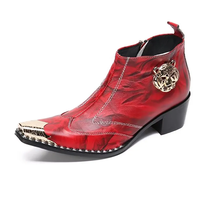LuxePoint Leather Chic Dress Boots