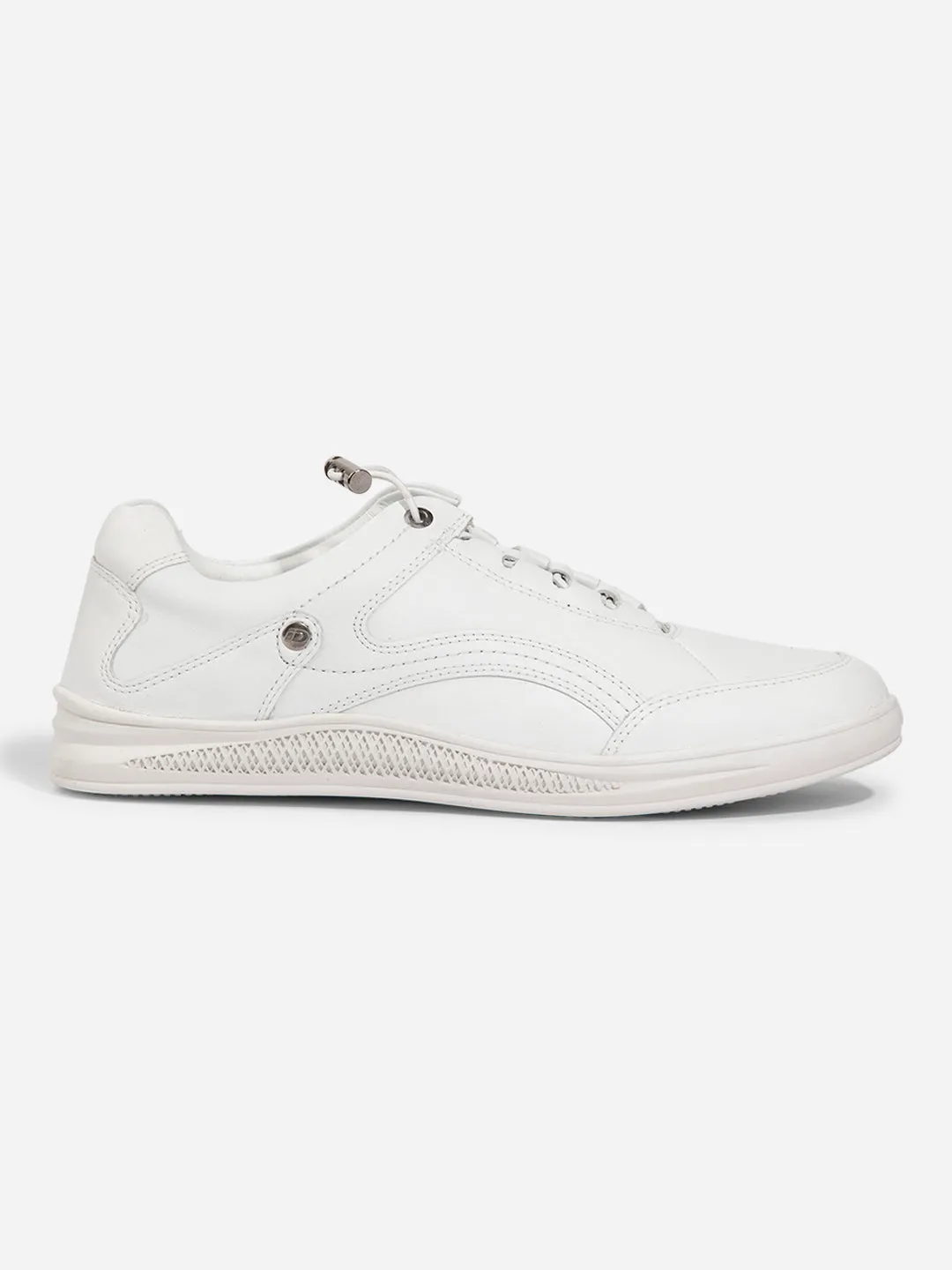 Men White Leather Sneaker (ID3090)