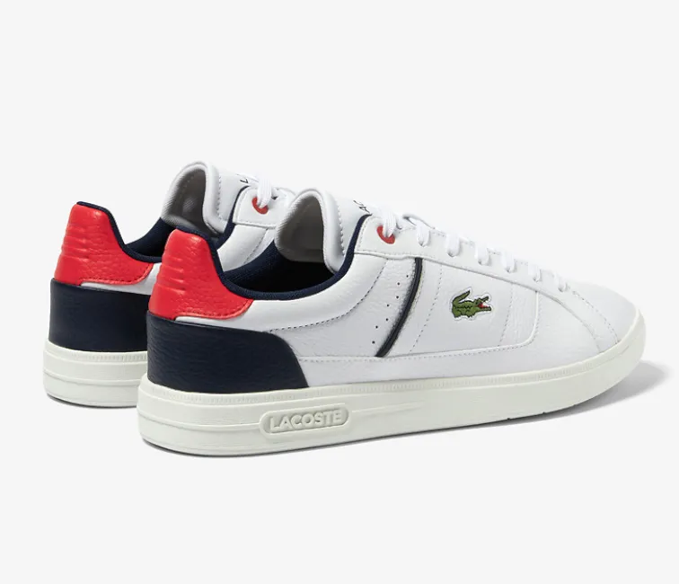 Men's Lacoste Europa Pro 123 3 SMA (White/Navy/Red)