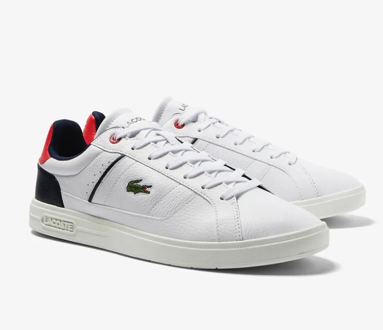 Men's Lacoste Europa Pro 123 3 SMA (White/Navy/Red)
