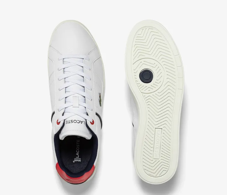 Men's Lacoste Europa Pro 123 3 SMA (White/Navy/Red)