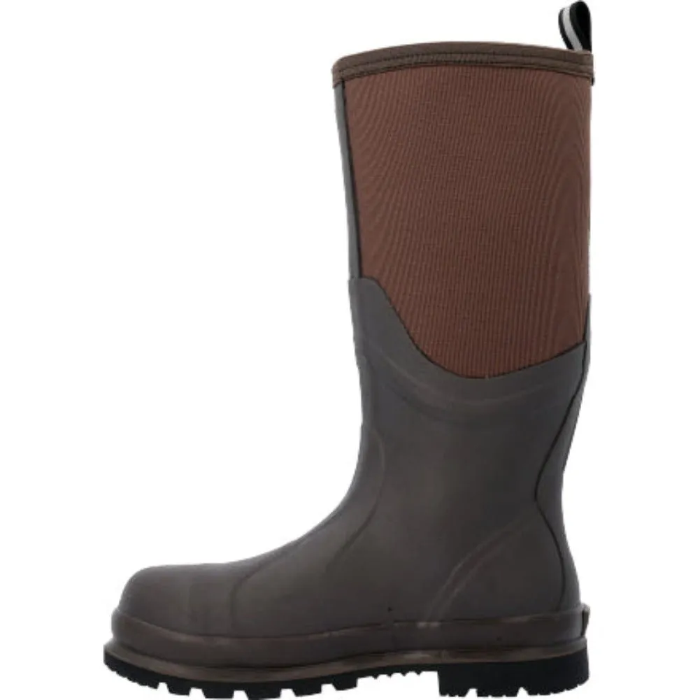 Muck Chore Cool Men's Steel Toe Tall Boots Csctstl In Brown