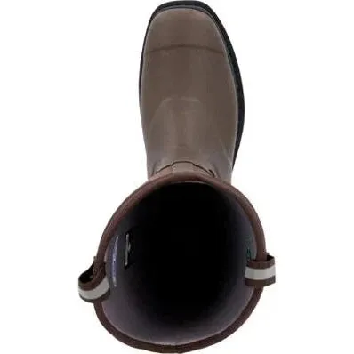Muck Men's Chore Tall Waterproof Western Work Boot - Brown - MCHWTM90