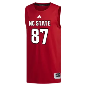 NC State Wolfpack #87 Red Basketball Jersey