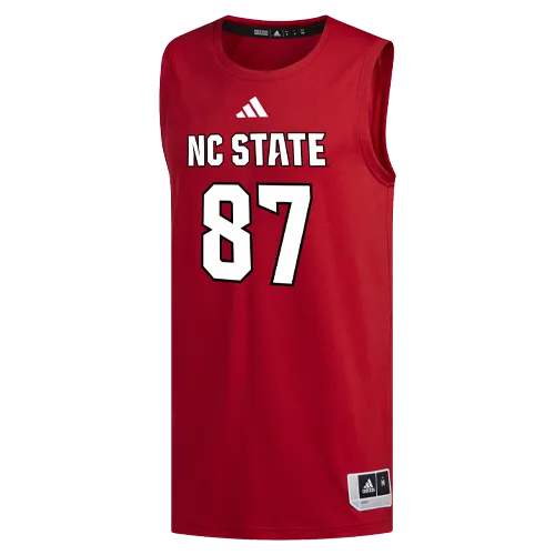 NC State Wolfpack #87 Red Basketball Jersey