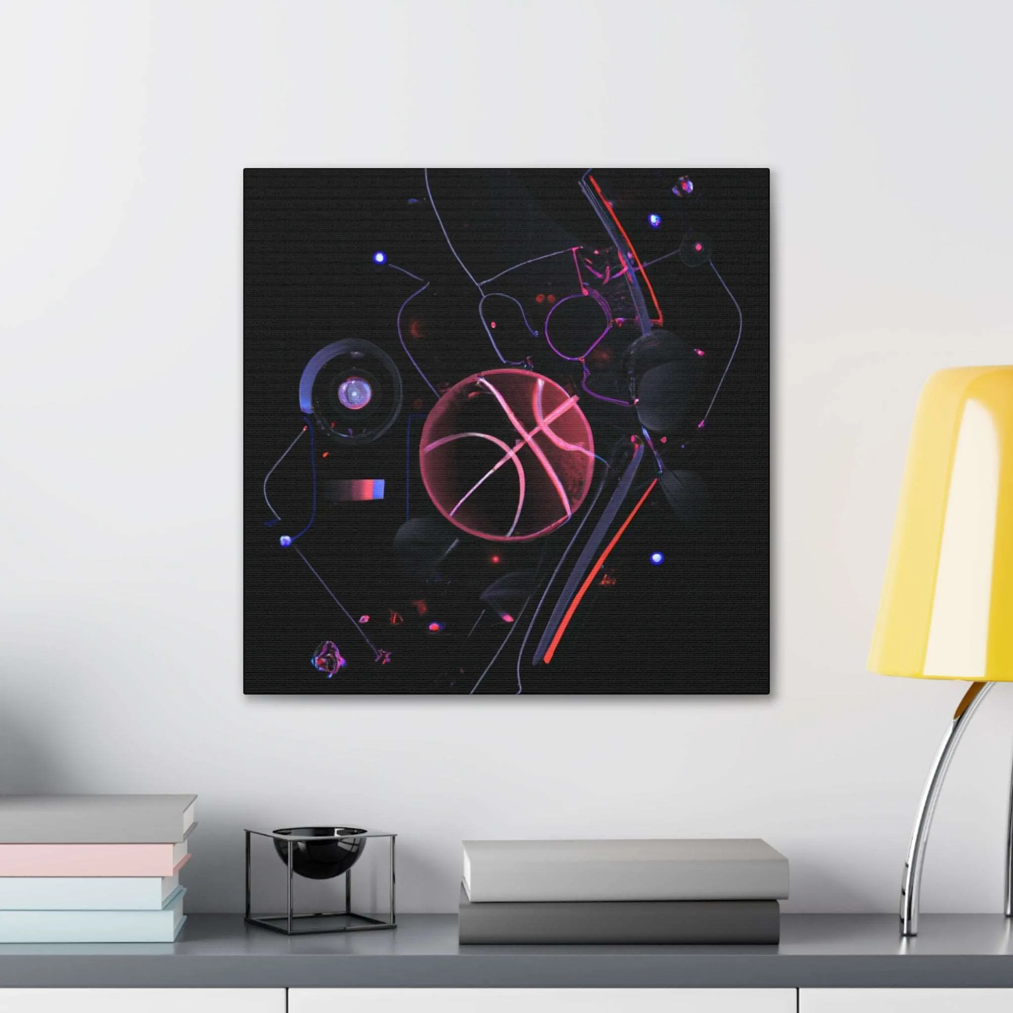 Neon Ballers: Basketball Revolution Canvas Print