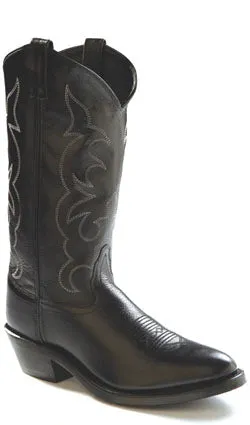 Old West Mens Black Western Boots Style TBM3010