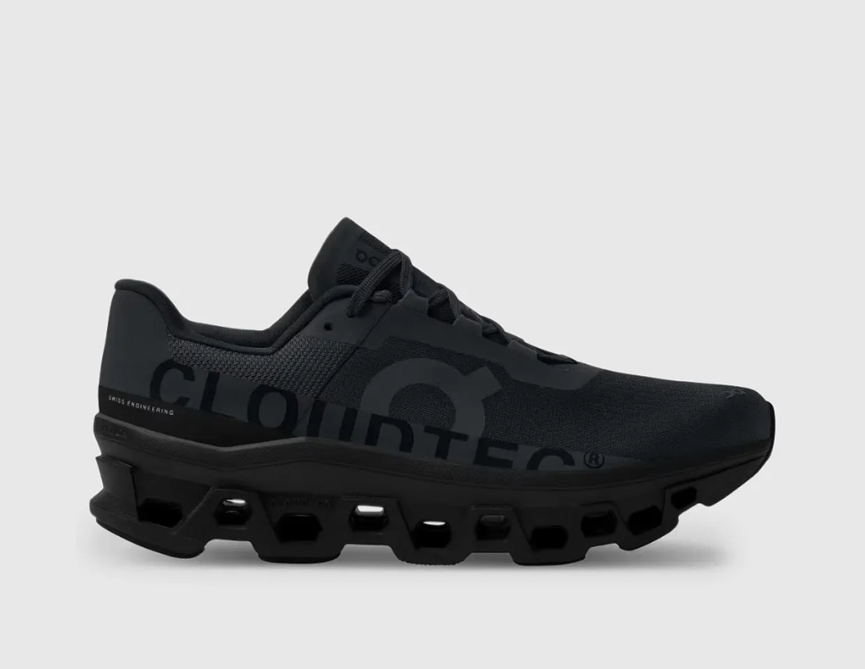 On Cloudmonster / All Black