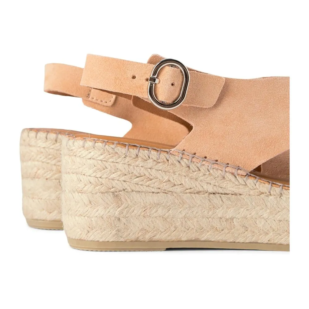 Orchid wedge suede - APRICOT
