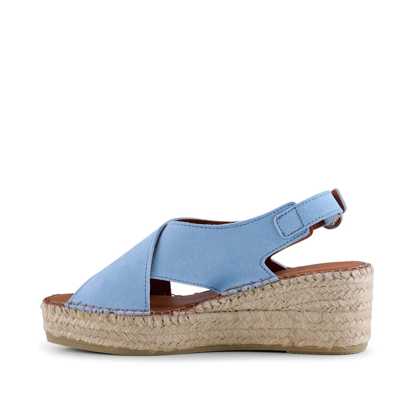 Orchid wedge suede - BLUE