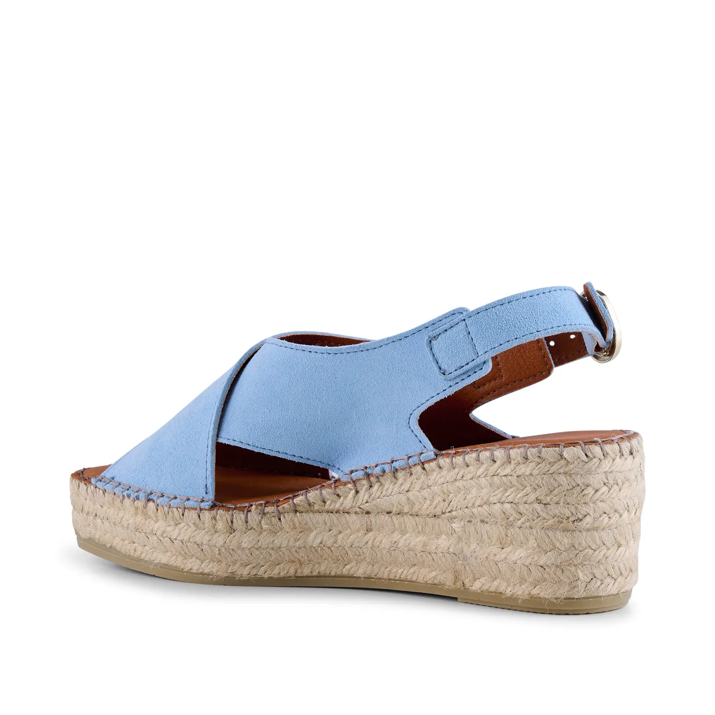 Orchid wedge suede - BLUE