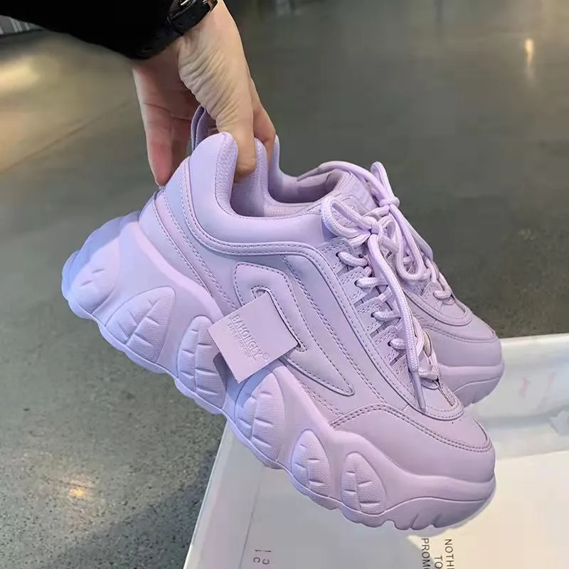 Pastel Purple Chunky Sneakers
