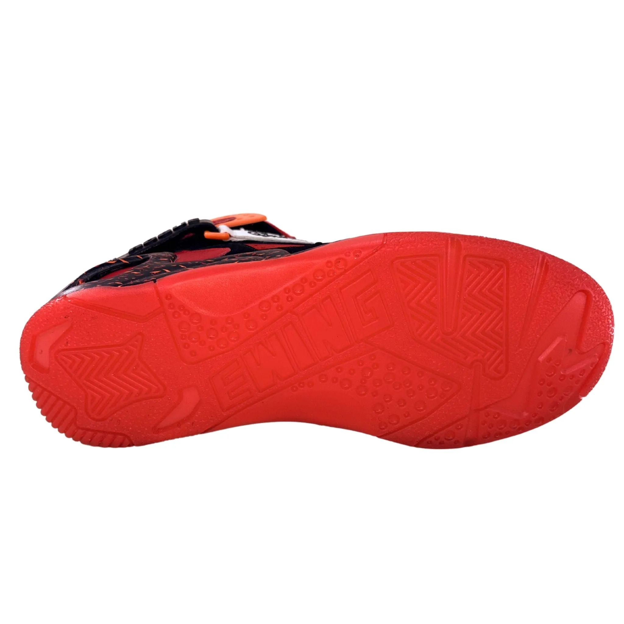 Patrick Ewing Athletics Men's 1BM02100-014 ROGUE X ONYX Black Red Basketball Shoes
