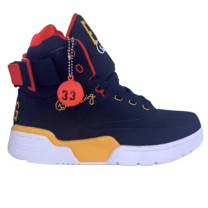 Patrick Ewing Athletics Men's 1EW90128-433 33 HI Bijou Blue Mimosa Red Basketball Shoes