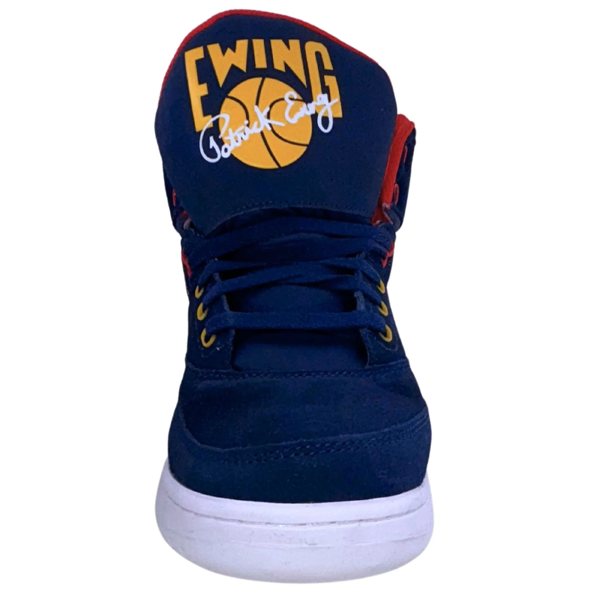 Patrick Ewing Athletics Men's 1EW90128-433 33 HI Bijou Blue Mimosa Red Basketball Shoes