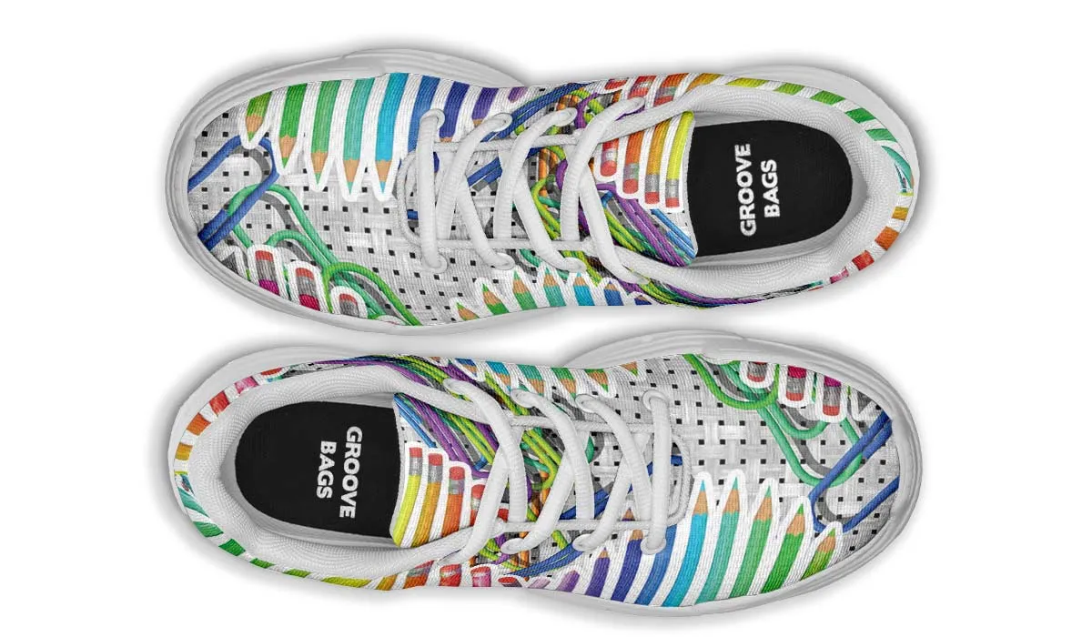 Pencil DNA Chunky Sneakers
