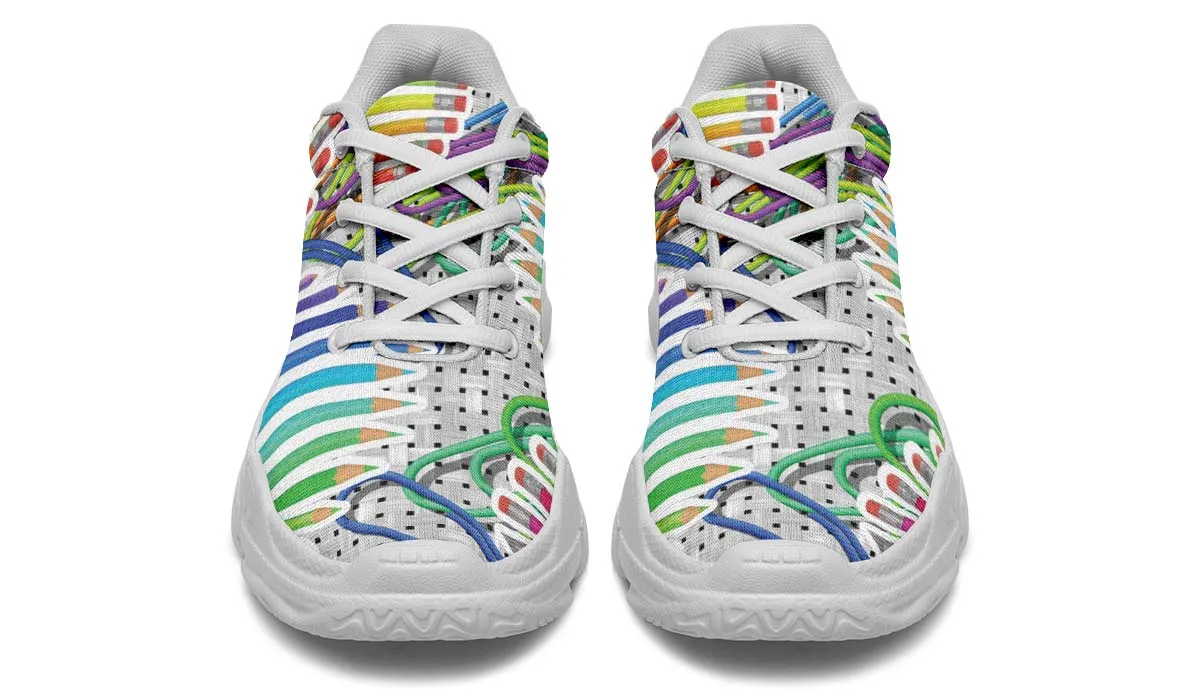 Pencil DNA Chunky Sneakers
