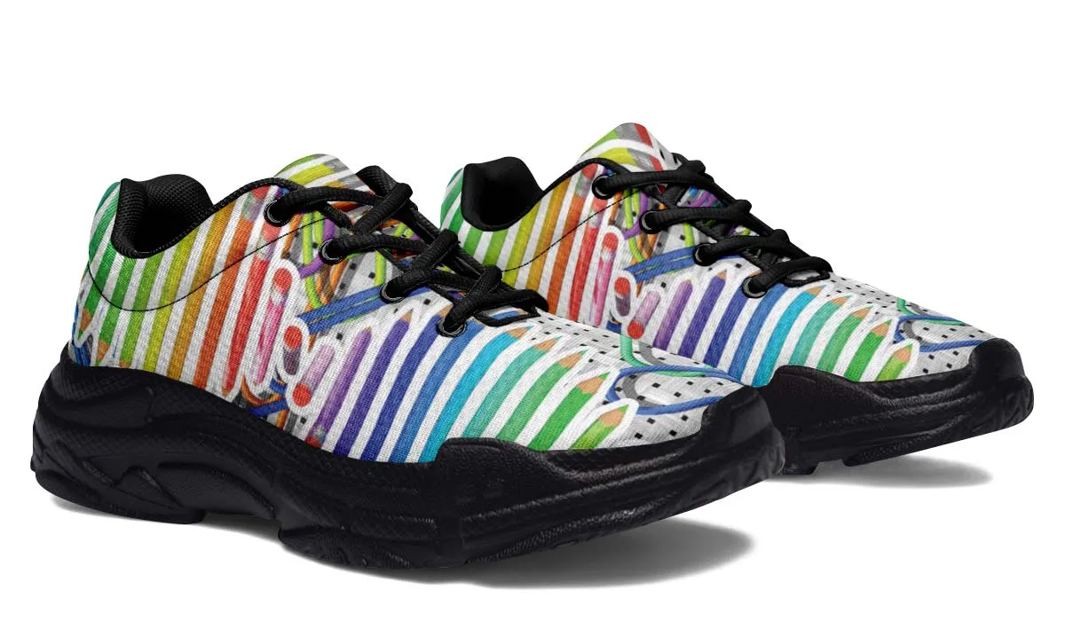 Pencil DNA Chunky Sneakers
