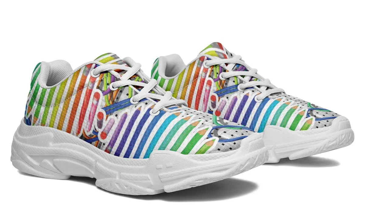 Pencil DNA Chunky Sneakers